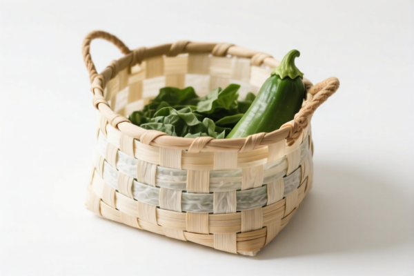 Vegetable Fiber Woven Storage Bag