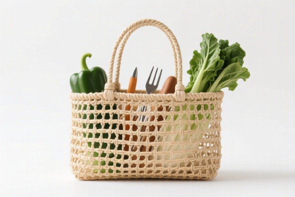 Vegetable Fiber Woven Tool Bag