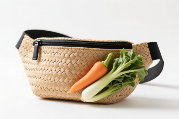 Vegetable Fiber Woven Waist Bag