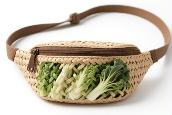 Vegetable Fiber Woven Waist Bag