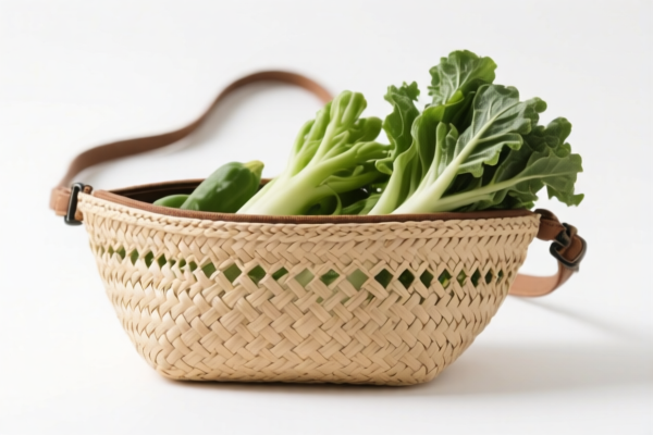 Vegetable Fiber Woven Waist Bag