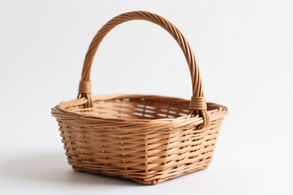 Wooden Wicker Basket