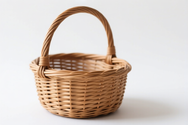 Wooden Wicker Basket