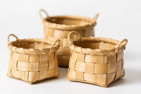 Corn Husk Woven Baskets