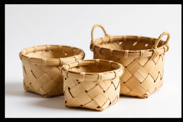 Corn Husk Woven Baskets