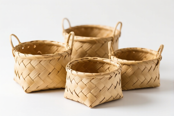 Corn Husk Woven Baskets