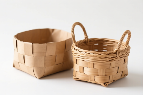 Paper Wicker Baskets