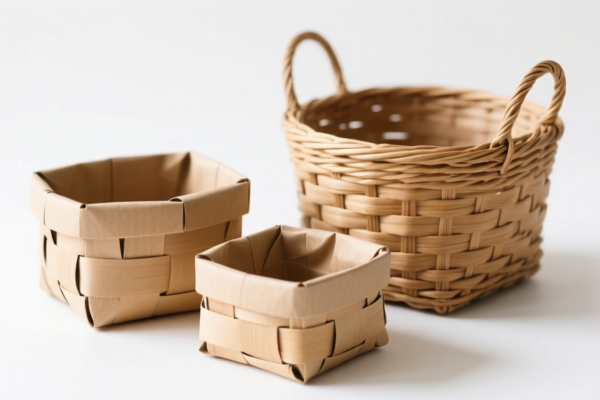 Paper Wicker Baskets
