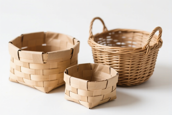 Paper Wicker Baskets