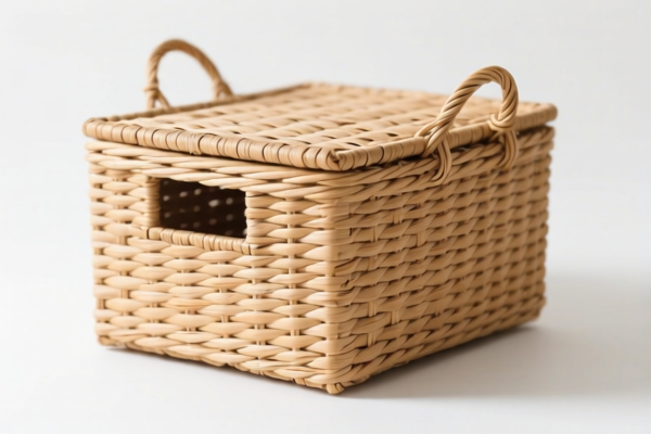 Image for Rattan Woven Clothing Storage Basket