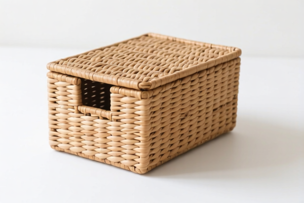 Image for Rattan Woven Clothing Storage Basket