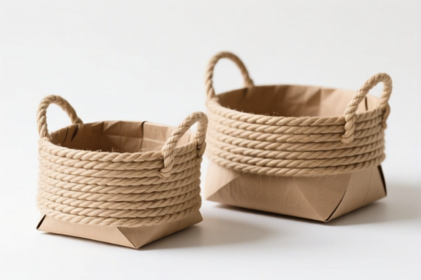 Paper Rope Baskets