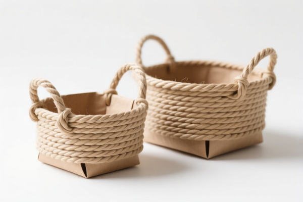 Paper Rope Baskets