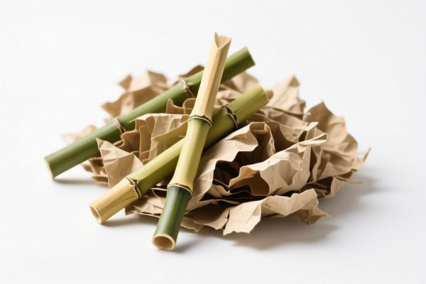Bamboo fiber pulp