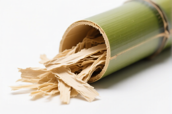 Bamboo fiber pulp