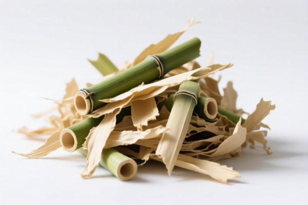 Bamboo fiber pulp