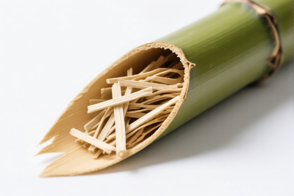 Bamboo fiber pulp