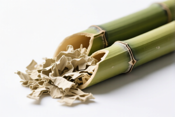 Bamboo fiber pulp