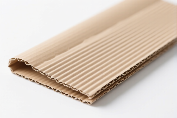Unbleached Corrugated Paper
