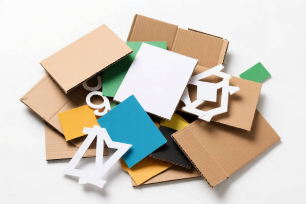 Mixed waste paperboard