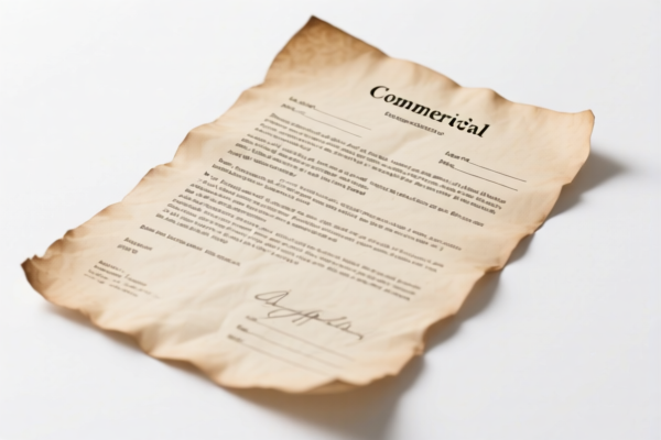 Recovered commercial paper