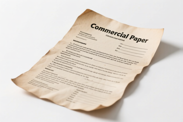 Recovered commercial paper