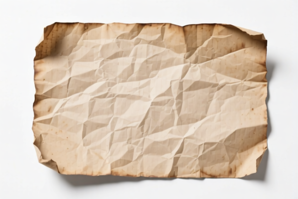 Recovered industrial paper