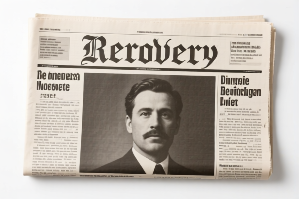 Recovered newsprint (for recycling)