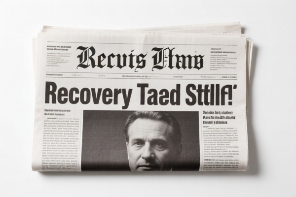 Recovered newsprint