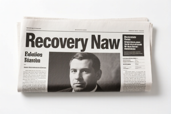 Recovered newsprint
