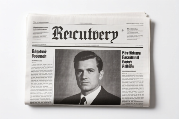 Recovered newsprint