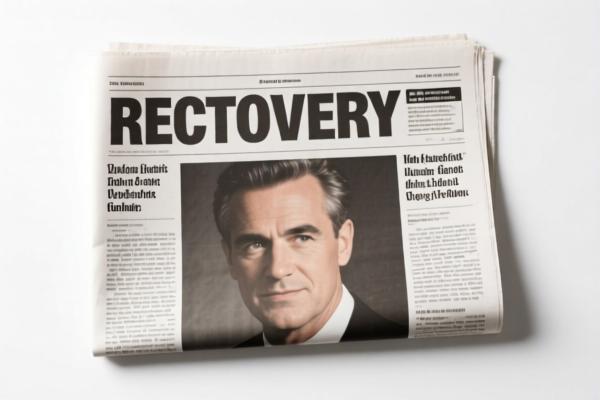 Recovered newsprint