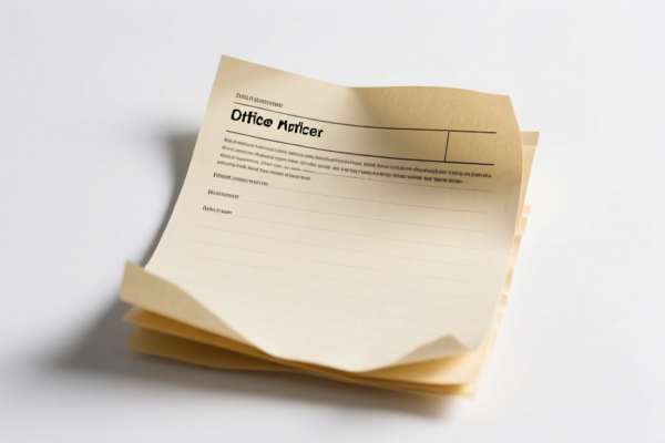 Recovered office paper