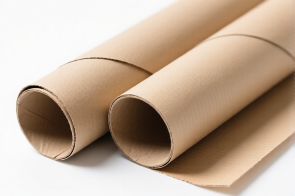 Recovered paperboard rolls