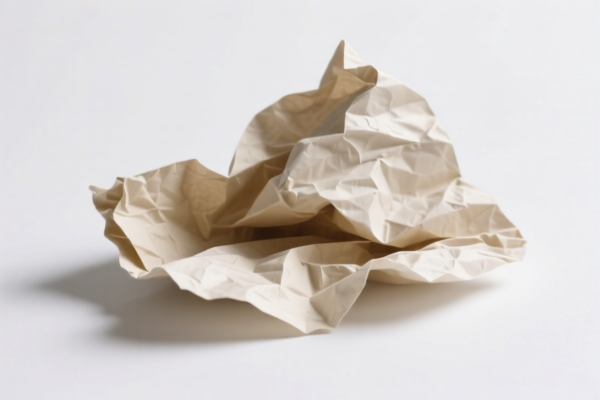 Recovered tissue paper