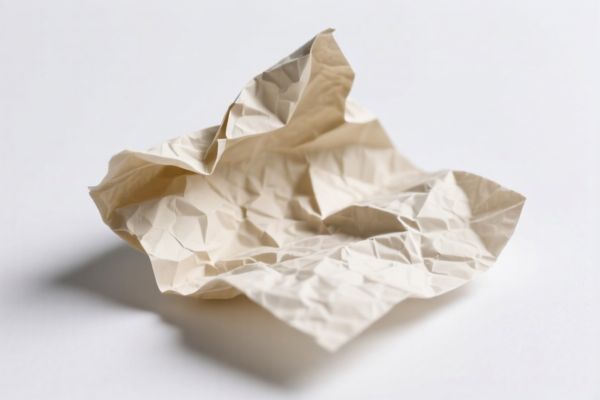 Recovered tissue paper