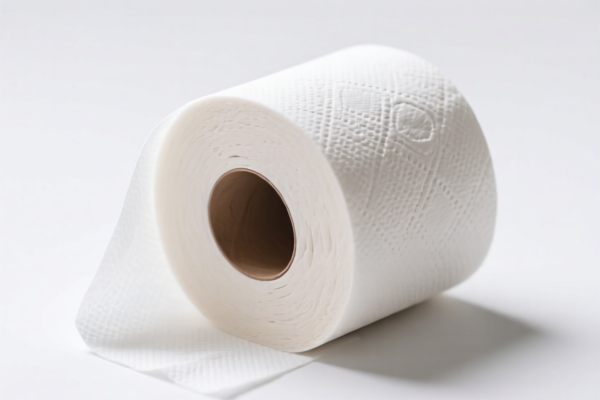 Recovered toilet paper