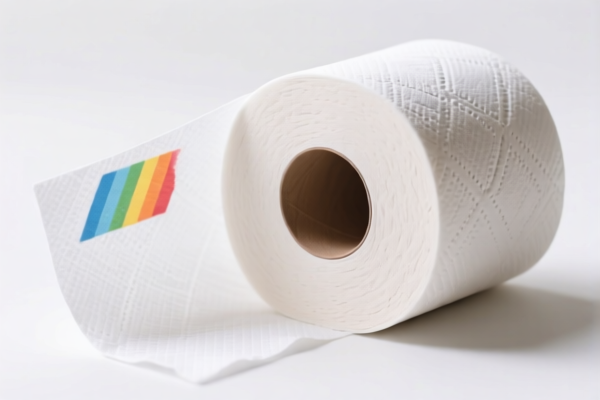 Recovered toilet paper