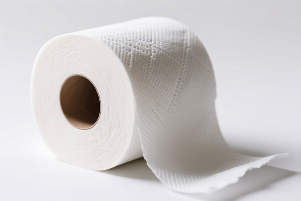 Recovered toilet paper