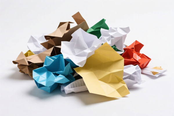 Unsorted waste paper