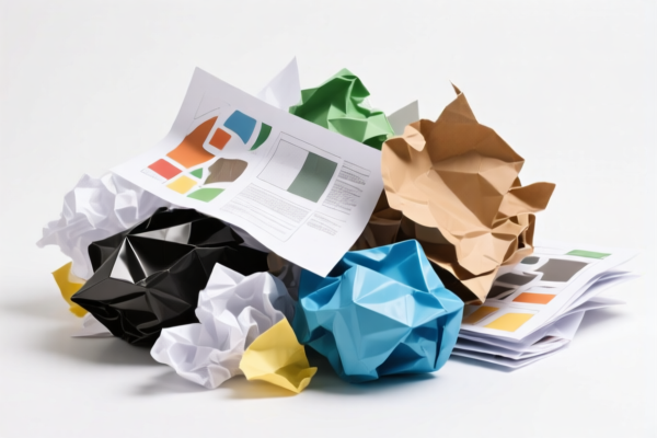 Unsorted waste paper