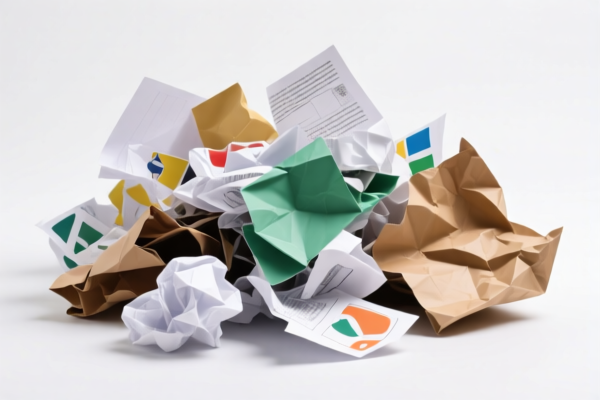 Unsorted waste paper