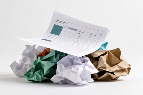 Waste office paper