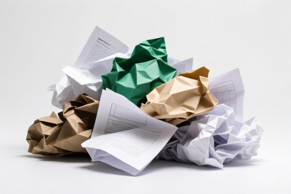 Waste office paper