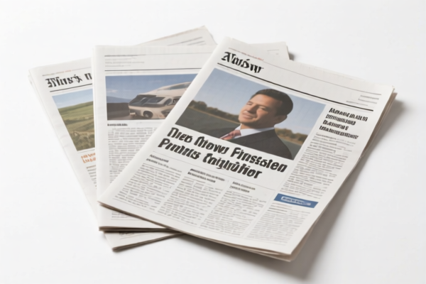 Printing Newsprint Paper Sheets