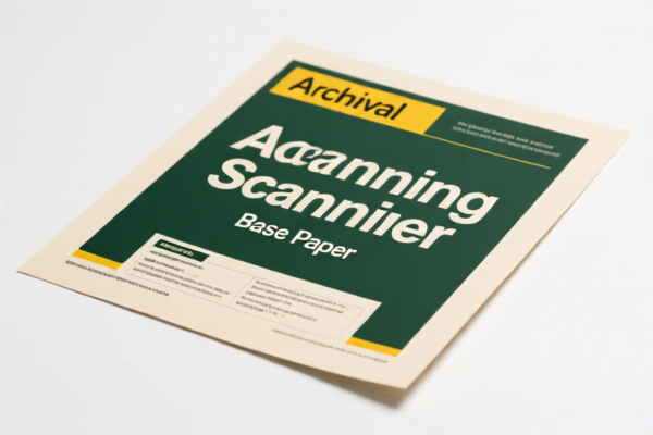 Archival Scanning Base Paper