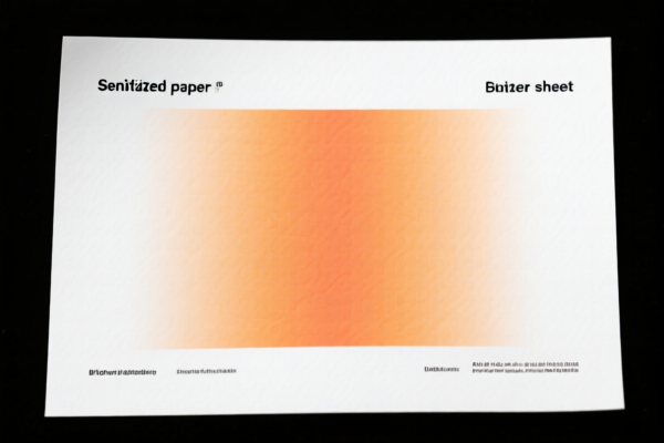 Sensitized Paper Sheet Base