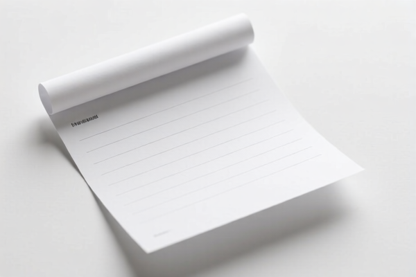 Lightweight Writing Paper (Width exceeding 15cm)