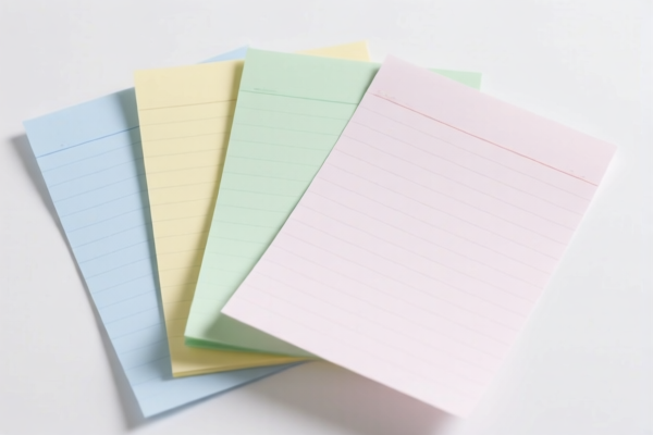 Lightweight Writing Paper Sheets (School Use)