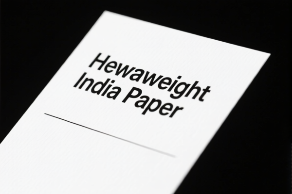 Lightweight India Paper